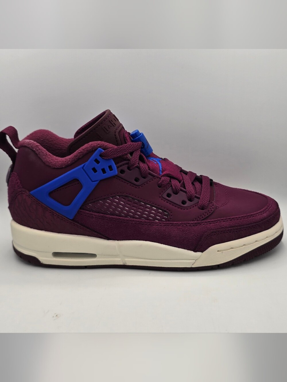 Jordan-(GS) Air Jordan Spizike Low 'Bordeaux Hyper Royal' Kids 5y Womens 6.5
